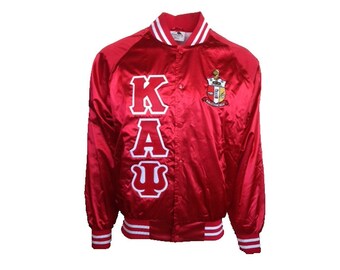 cream kappa alpha psi bomber jacket