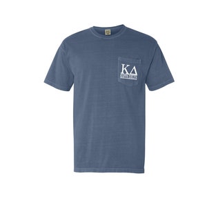 Custom Greek Bar Design Comfort Color Pocket T-shirt