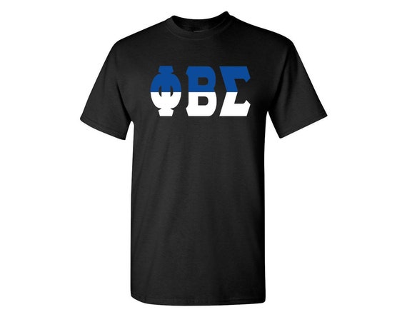 Phi Beta Sigma Split Letter T-shirt