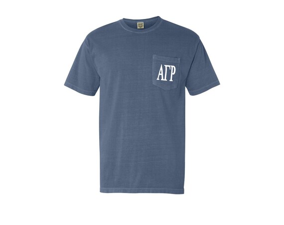 Alpha Gamma Rho Comfort Color Pocket T-shirt