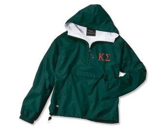 Kappa Sigma Lined Anorak green - Etsy