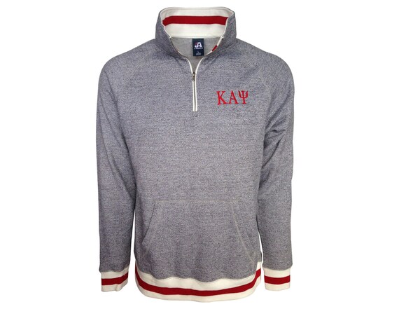 Kappa Alpha Psi Peppered Quarter Zip Fleece
