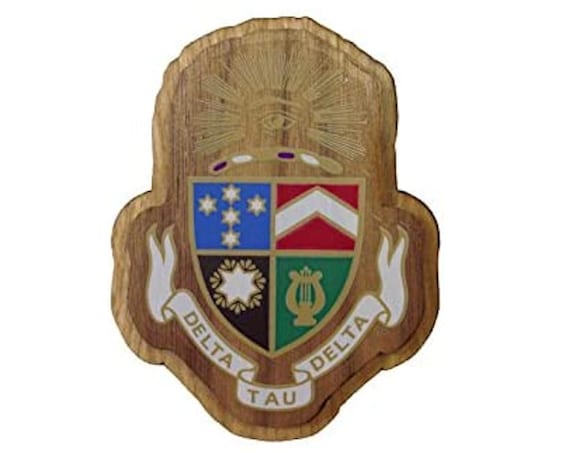 Delta Tau Delta Wooden Crest