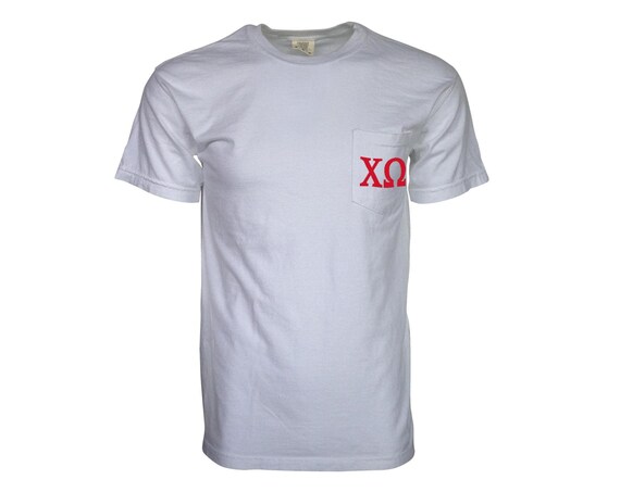Chi Omega Comfort Color Pocket T-shirt
