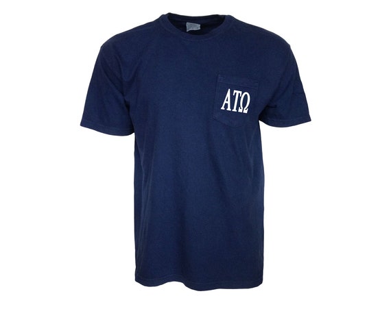 Alpha Tau Omega Comfort Color Pocket T-shirt