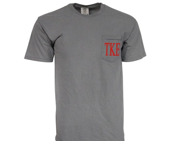 Tau Kappa Epsilon Comfort Color Pocket T-shirt