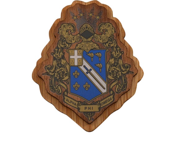 Alpha Phi Omega Wooden Crest