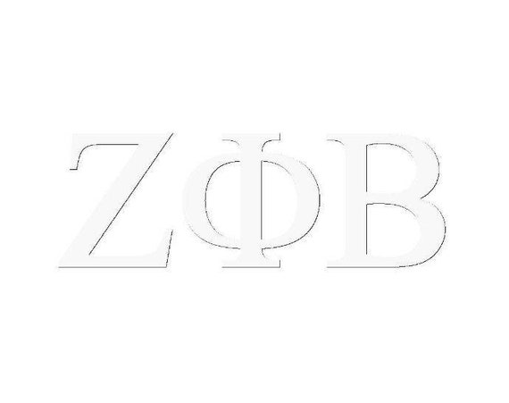 Zeta Phi Beta Window Decal