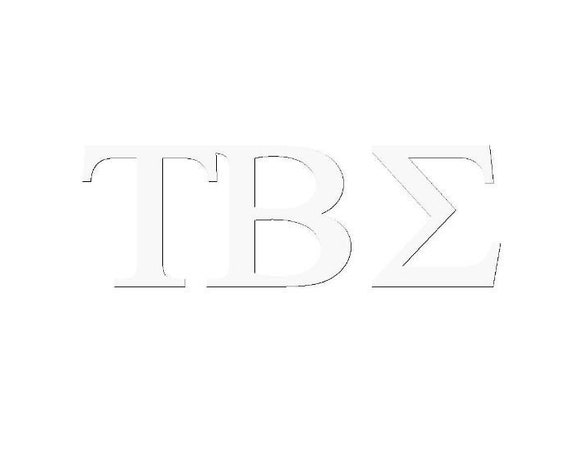 Tau Beta Sigma Window Decal