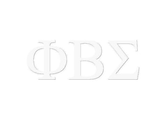 Phi Beta Sigma Window Decal