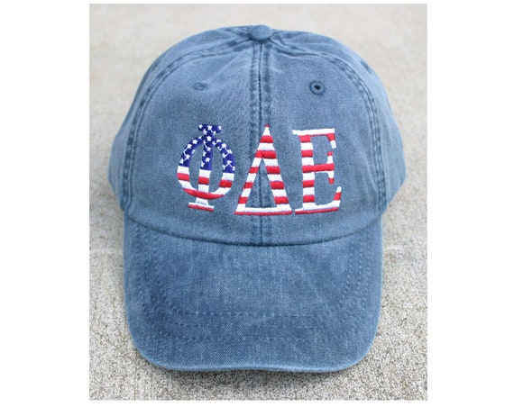 Phi Delta Epsilon American Flag Cap