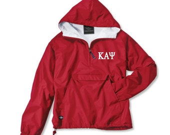 Mega Greek Mens Kappa Alpha Psi Fleece Quarter Zip Pullover XXX-Large Red