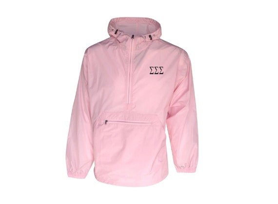 Sigma Sigma Sigma Unlined Anorak (Pink)