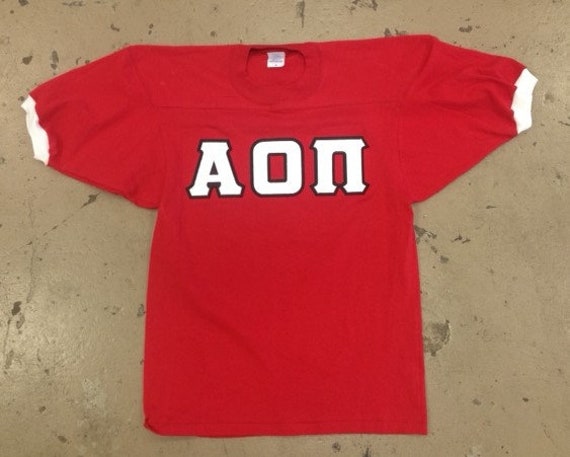 Custom Fraternity Sewn Letter Jersey for Theta Sigma