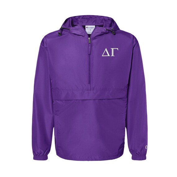 Delta Gamma Unlined Anorak (Pink)