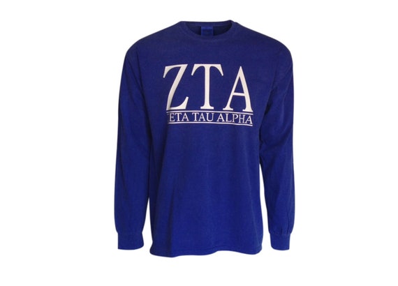 Zeta Tau Alpha - Bar Design Long Sleeve T-shirt