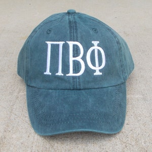 Custom Greek Letter Baseball Cap