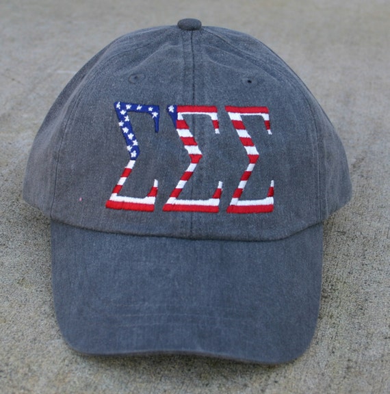Sigma Sigma Sigma American Flag Cap