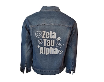 Zeta Tau Alpha Denim Jacket