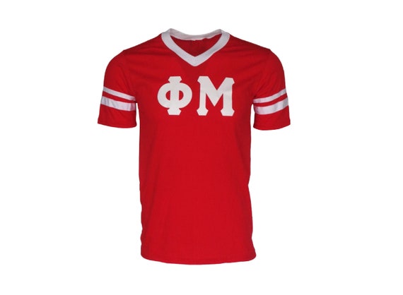 Phi Mu - Stripe Sleeve T-shirt Jersey