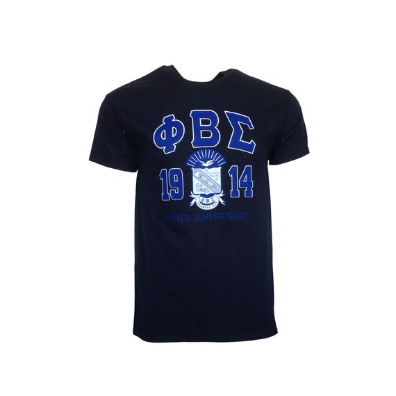 Phi Beta Sigma Black Printed T-shirt