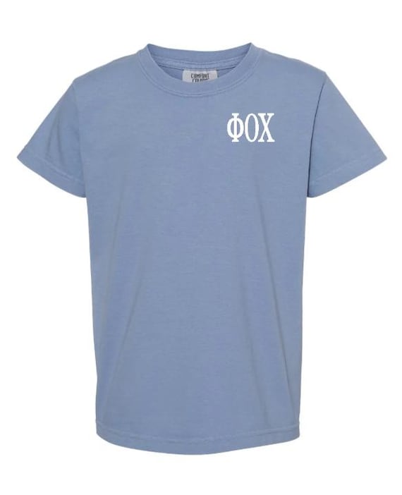 FOX Comfort Color T-shirt left chest print