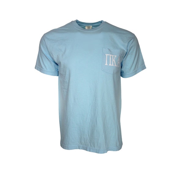 Pi Kappa Alpha Comfort Color Pocket T-shirt (Large, Chambry)