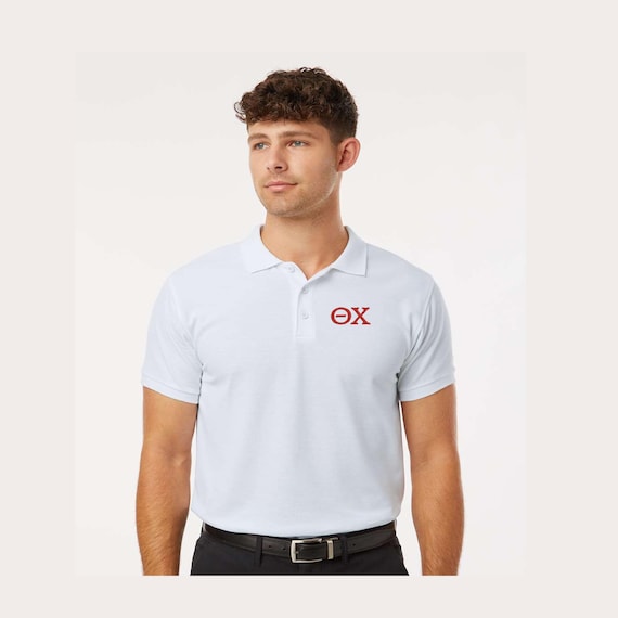 Theta Chi short sleeve polo shirt