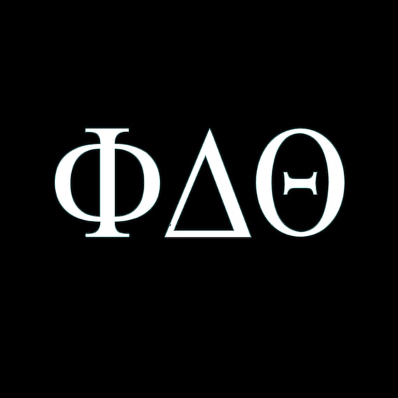 Phi Delta Theta Window Decal