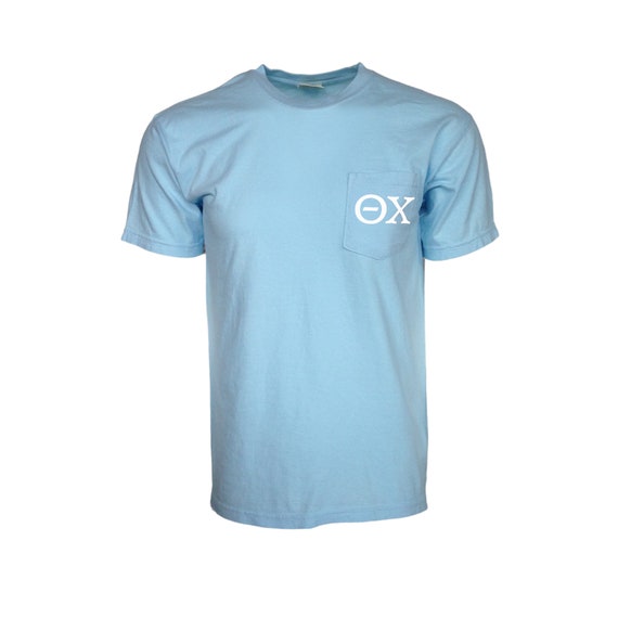 Theta Chi Comfort Color Pocket T-shirt