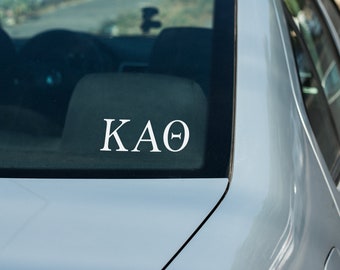 Kappa Alpha Theta Window Decal