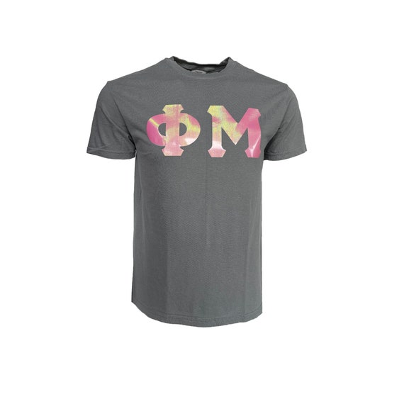 Phi Mu Twill Letter T-shirt