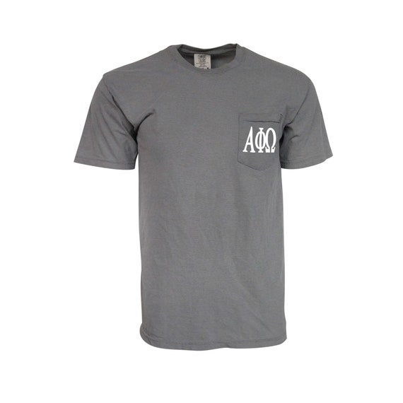 Alpha Tau Omega Comfort Color Pocket T-shirt