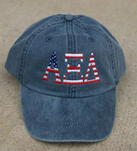 Alpha Xi Delta American Flag Cap