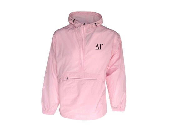 Delta Gamma Unlined Anorak (Pink)