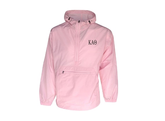 Kappa Alpha Theta Unlined Anorak (Pink)