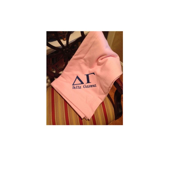 Delta Gamma Embroidered Fleece Blanket