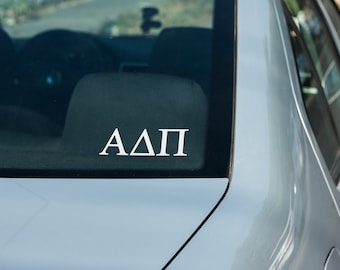Alpha Delta Pi Window Decal