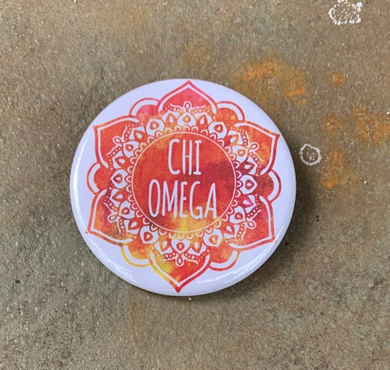 Chi Omega Button