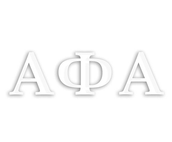 Alpha Phi Alpha Window Decal