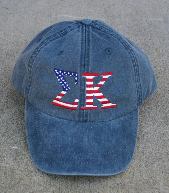 Sigma Kappa American Flag Cap