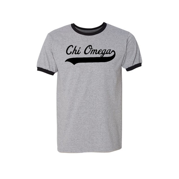 Chi Omega Ringer T-shirt