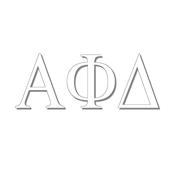 Alpha Phi Delta Window Decal