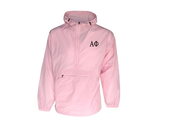 Alpha Phi Unlined Anorak (Pink)