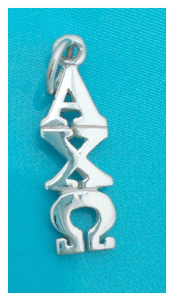 Alpha Chi Omega Sterling Silver Lavalier