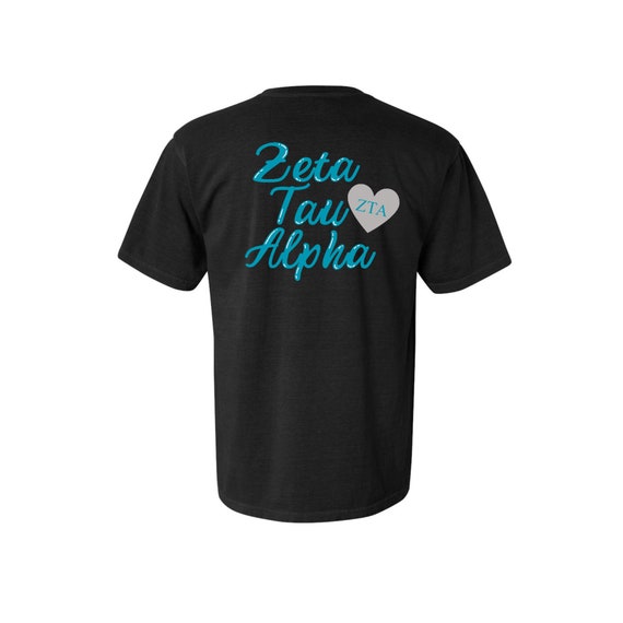 Zeta Tau Alpha Heart T-shirt