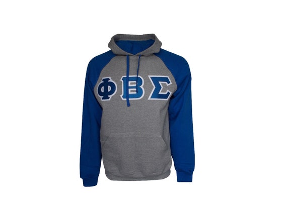 Phi Beta Sigma Color Block Hooded Sweatshirt