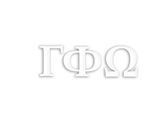 Gamma Phi Omega Window Decal