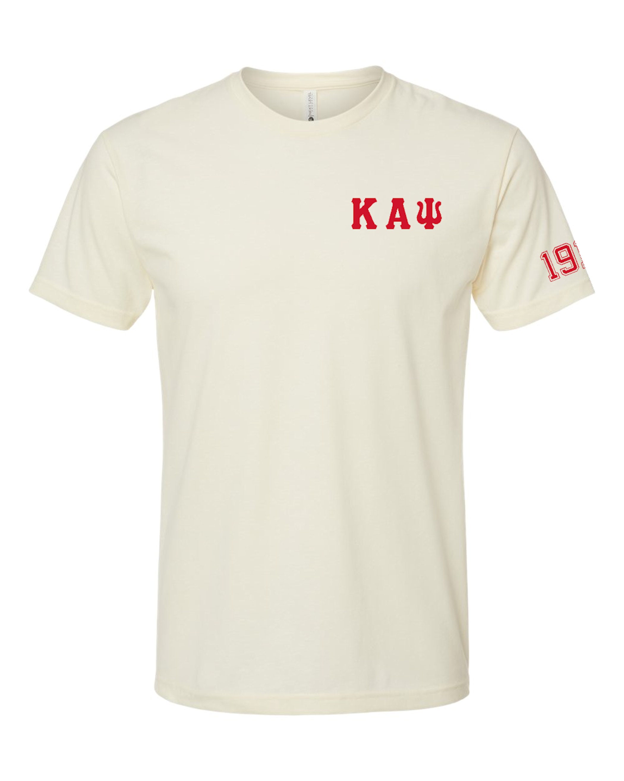 Kappa Alpha Psi Screen Printed T-Shirt with Porsche Inspired Logo, White