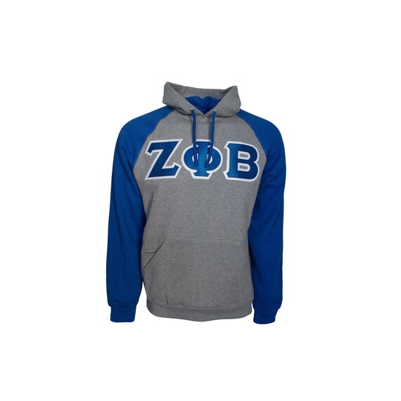 Phi Beta Sigma Color Block Hooded Sweatshirt